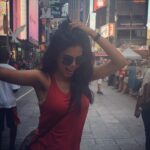 Natasha Suri Instagram - Having spent the last 10 days in New York, makes me realise why it is called the city that never sleeps! Love the energy and spirit of the big apple! Here im at the buzzing and sparkling Times Square! Time Square Steps, NYC