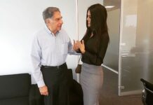 Natasha Suri Instagram - One of my most favorite people on the planet!! A man of steel, spine and integrity. Humility and grace personified! You have a fan-girl in me Mr Ratan Tata! ❤️🤗 #RatanTata #Favourite #Inspiration #Legend