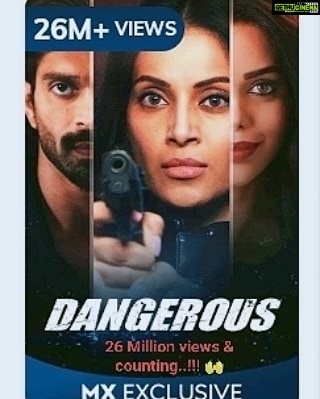 Natasha Suri Instagram - Yayyy!! 26 million views in 10 days...and counting!!❤️🙏🙌 #Dangerous @mikasingh @vikrampbhatt #BhushanPatel @mxplayer