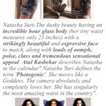 Natasha Suri Instagram – Thank you for the love and kind words! @feminamissdiva.fashion 🙏❤️#natashasuri