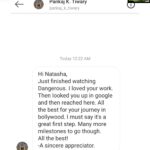 Natasha Suri Instagram - 🙏❤️So touched to receive countless messages from the audiences for my work in "Dangerous". (Although I'm putting up only a few as it's impossible to post all msgs). I sincerely thank you all for showering so much love on me. This is what an artist truly strives for..Love, appreciation and support of fans and viewers. I miss my Mom so terribly, always. She would ve been the happiest to read all this love. I got to give credit where it's due. 'Dangerous' happened to me because of @mikasingh Mikaji. In true filmy style he spotted me at a social event and offered me a role in his film. I did not believe him earlier, as I have met innumerous people in my life promising me good work and even signing contracts, but nothing really ever came out of those. But in a few months, I was on the sets of 'Dangerous' in London shooting with a cool team. I pretty much call this my debut in Bollywood. It's a matter of good fortune, when someone takes a bet on you and gives you an opportunity to showcase your potential. Mikaji did that for me. Not only is he a super talented and successful person himself but he encourages and supports a lot of raw upcoming talent and backs them. I have witnessed this. A noble guy and a genuine giver. Contrary to his bad boy image, he is actually a cute person with a childlike and big heart of gold. A lot of you may feel, that I'm being overtly sentimental..but hey let me tell you that my journey as an actor has just begun. It has taken me a lot of delays, detours, disappointments, hurdles and setbacks to crack a substantial project as an actor. It has not been easy!! But you got to hang on and be resilient. And I am grateful to come across good people in my journey who show faith and belief in me. Thank you again Mikaji. You are the King of Hindi Pop for a good divine reason!! Big hug. Best Regards always.❤️🌹🤗 #NatashaSuri #Dangerous #ThankYou #MikaSingh