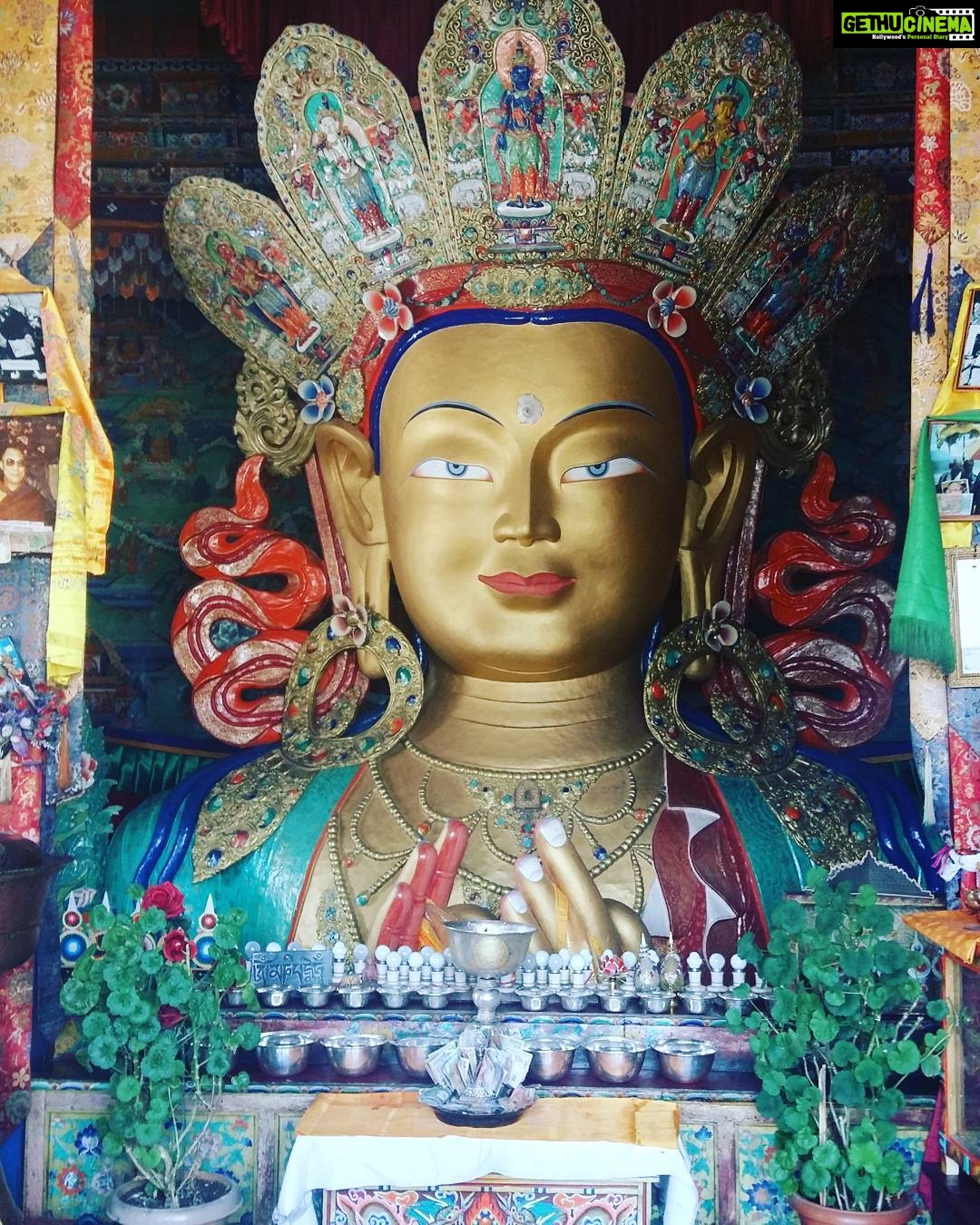 Natasha Suri Instagram - Thiksay monastery in leh!