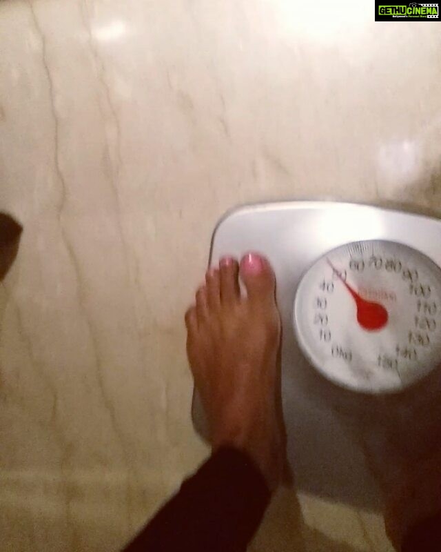 Natasha Suri Instagram - Reached my goal...50kgs from 54 kgs! Excuse my ugly feet..!