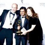 Nawazuddin Siddiqui Instagram – It’s a pure delight to be receiving the beautiful winner trophy at the International Emmy Awards Gala in NewYork with one of my favourite Director James Watkins for our work #McMafia
Congratulations @jginorton #DavidStraithirn @oshricohen #MerabNindzi & the Team #McMafia @iemmys @bbc #bestdramaseries