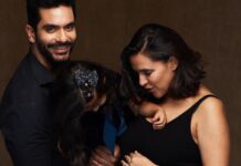 Neha Dhupia Instagram - Took us 2 days to come with a caption….The best one we could think of was … Thank you, God. 😇❤️🤰🧿 📸 @prasadnaaik #WaheguruMehrKare