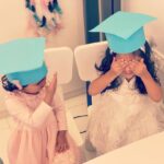 Neha Dhupia Instagram – #classof2021 our big little girls … first ever graduation 👩‍🎓 day … this ones going to go down in history for many reasons … thank you our lovely teachers and thank you @toddenindia and @tejal.bajla … #niapatchling and @mehrdhupiabedi our little girls @rika_c 😍 … uff! My heart ❤️ is full …