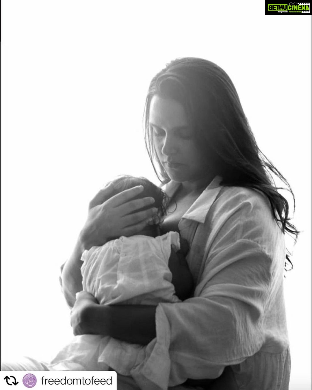 Neha Dhupia Instagram - #repost from @freedomtofeed ... The journey of a new mum is something only she can understand. While we all hear the happy side, it is also a huge responsibility and emotionally draining. It's hard enough to be a mum and do all that there is to do. The last thing we need is to be questioned, mocked and worst of all trolled. I went through the same beats and I know how hard it is . Thank you @crazylilmum for sharing this and calling this individual out. π ( krrishtherocker1987 ) A mother has her choice of how and where she chooses to feed or breastfeed her child. However, time and time again we see people looking at breastfeeding mothers in a sexual manner. Ever since I became a mom @freedomtofeed We work towards normalising the act of breastfeeding in our communities and are extremely sensitive towards new mothers and parents and as we think everyone should be. This insensitive comment is an example of why it makes it awkward for moms in our country. They must be called out. ... letβs normalise breast feeding π€± not sexualise it ππ» #stayhomestaysafe #freedomtofeed #maskon