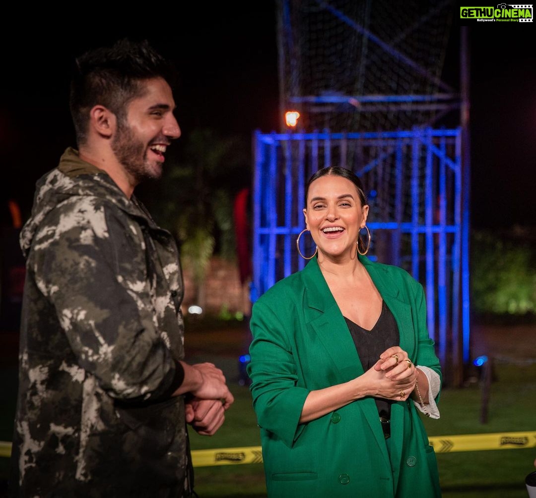 Neha Dhupia Instagram - Happy belated birthday @varunsood12 ... sorry it took me over a day to find a picture without @nikhilchinapa standing in between us 😆🤣😍 ... hope you haf a special day ... all my love ❤️📸 @tejaswinikherphotography
