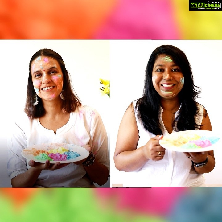 Neha Dhupia Instagram - Receiving this cute surprise for Holi is a different feeling altogether! Thanks meri @angelinajoseph for sending over this amazing Surf excel Holi Hamper through @dunzo_it .Everything is so perfect. I love it! Thanks to @surfexcelindia and @dunzo_it for making this Holi so colourful and special. Kyonki jo dilon ko paas laayein, woh #RangAccheHain And to all you lovely people, wishing you all a very HAPPY HOLI!!! To know more, check out @Surfexcelindia And Sign up with DUNZOHOLI on @dunzo_it & get 20% off on your grocery order.