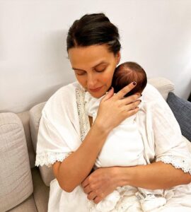 Neha Dhupia Instagram - Two months of relentlessly loving you our baby boy … uff! My heart is full ❤️…