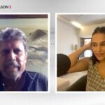 Neha Dhupia Instagram - We all know him as an iconic cricketer but did you know about @therealkapildev ‘s romantic side? 👫☺️🥰 Hear all this stories on the latest episode of #NoFilterNeha Season 5, At Home Edition 💯 only on @jiosaavn co-produced by @wearebiggirl, with gifting partner @oneplus_india Head to the #linkinbio! #NFNS5 #NoFilterNeha #Season5 #NehaDhupia #HomeEdition #WorkFromHome #podcastsforeveryone #podcasting #podcastlove #podcastlife #Listenathome #LiveInYourLivingRoom #JioSaavnPodcasts #jiosaavn