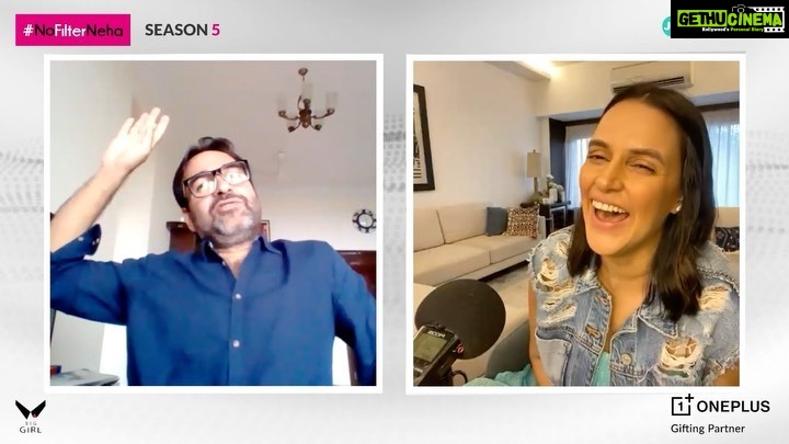 Neha Dhupia Instagram - Keep calm and listen on βπ» to @pankajtripathi πππππ On #NoFilterNeha Season 5, At Home Edition π― only on @jiosaavn co-produced by @wearebiggirl, with gifting partner @oneplus_india Head to the #linkinbio! #NFNS5 #NoFilterNeha #Season5 #NehaDhupia #HomeEdition #WorkFromHome #podcastsforeveryone #podcasting #podcastlove #podcastlife #Listenathome #LiveInYourLivingRoom #JioSaavnPodcasts #JioSaavn