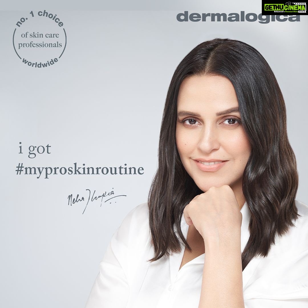 Neha Dhupia Instagram - I learnt a thing or two about skin care almost two decades ago and the one thing I learnt was that it has be easy and come naturally… I found my skin health in this amazing brand and almost 18 years later I feel life has come a full circle. From being the girl that used to work n wait towards buying her favourite products off the #Dermalogica shelf to now being the face of this brand. I thank you for taking care of my skin and I thank you for making me a part of your family. I love and swear by @dermalogica … thank you @dermalogicain . #myproskinroutine #nehadhupia #freedomtofeed #workingmom