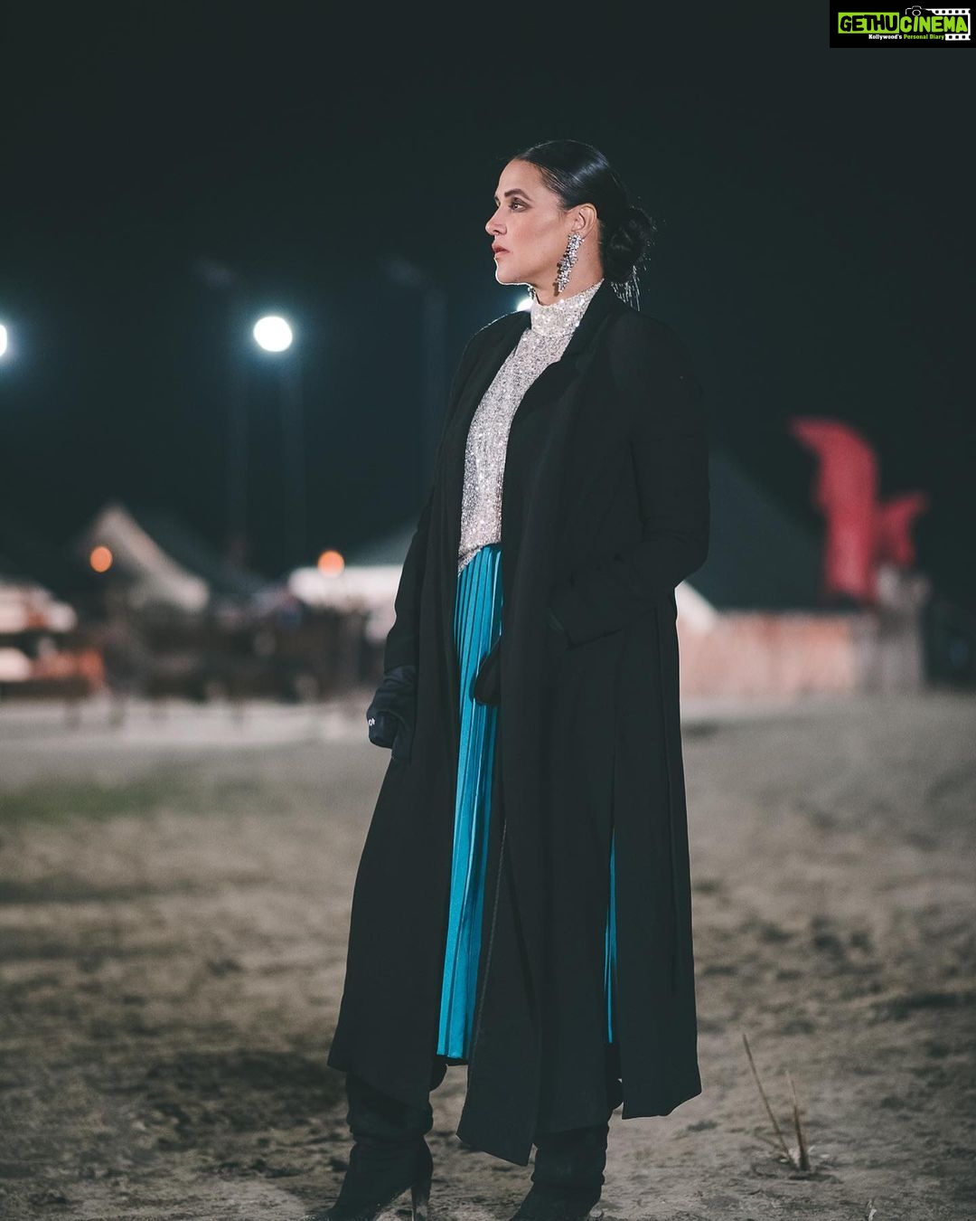 Neha Dhupia Instagram - #aboutlastnight ... #roadiesrevolution .. All dressed up in @zara and @prerto after all ... pehla vote out tha 🔥styled by @gumanistylists muah @yountentsomo 📸 @rjdeigg