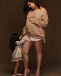 Neha Dhupia Instagram - At 11.25 am , three years ago on this day … my heart started beating outside my body …our baby girl you taught us what love is ❤️ happy birthday our little unicorn 🦄 mama has fallen short of words … ( which never happens) 🤪❤️ 📸 @prasadnaaik thank you for capturing all 3 of us …. 💖