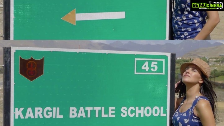 Neha Dhupia Instagram - #throwback to the time I was fortunate enough to take a trip to #Kargil and the #lineofcontrol ... remembering our heroes who laid their lives down to save the nation and us ... nothing makes me more proud than being the daughter of a fauji ... #kargilvijaydiwas #jaihind 🎵 @bpraak 📸 @tejkaranb