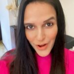 Neha Dhupia Instagram - Hey guys! I have been trying a lot of new things in this lockdown and I also decided to try a new look. So, I did something I’ve never done before. I coloured my grey streak which I've had since childhood. I did #ColourAtHome with Godrej Expert Rich Crème. Now, it’s your turn. I challenge all of you to colour your hair and show me your transformed look. #GodrejExpertRichCreme #GodrejExpert #HairColour