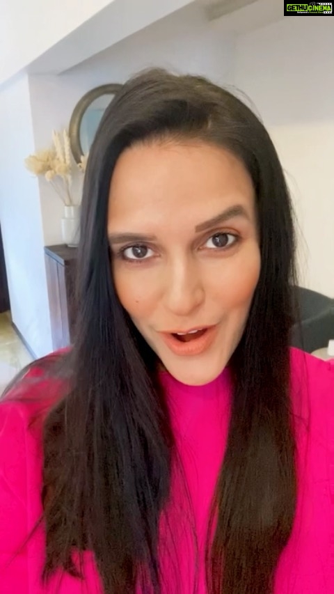 Neha Dhupia Instagram - Hey guys! I have been trying a lot of new things in this lockdown and I also decided to try a new look. So, I did something I’ve never done before. I coloured my grey streak which I've had since childhood. I did #ColourAtHome with Godrej Expert Rich Crème. Now, it’s your turn. I challenge all of you to colour your hair and show me your transformed look. #GodrejExpertRichCreme #GodrejExpert #HairColour