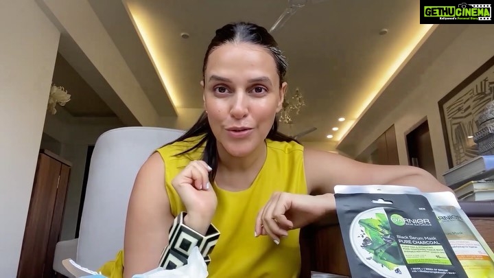 Neha Dhupia Instagram - I love being a mom, but the daily hustle also makes me crave some ‘me-time’ That’s why I’m glad @garnierindia sent across these Garnier serum sheet masks! Super easy to use and all it takes is 15 minutes for your skin to become soft, hydrated and glowing. Put on your mask, sip some coffee and make the most of your me-time 😀 #MaskTimeMeTime #ByGarnierNaturally #MomsWhoMask @garnierindia #ad