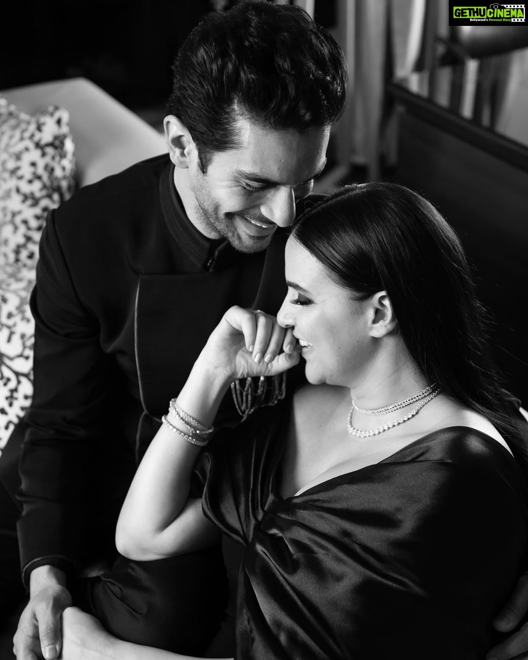 Neha Dhupia Instagram - Happy anniversary my love ... to two years of togetherness π... "Angad is like 1. The love of my life , 2. a suport system, 3. a great father, 4. My best friend and 5. The most annoying roommate ever. It's like I have 5 bfs in one...it's my choice." #thosewhoknowknow #nehaangad πΈ @thememoryalbum_