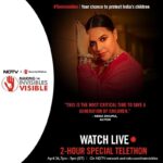 Neha Dhupia Instagram - Let’s never forget to do our bit ... Tune in to NDTV 24X7 today at 7pm. I will join @PrannoyRoyNDTV, @sanket & @anjileeistwal at 7.30pm as @stc_india & @ndtv come together to make #TheInvisibles invisible. Join us in our effort to protect a generation of children - children living in street situation - who are more vulnerable than ever.