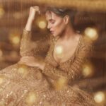 Neha Dhupia Instagram - GOLD VIBES ONLY ... #coverstory #feminabrides @feminaindia 📸 @meeteshtaneja #stayhomestaysafe