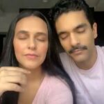 Neha Dhupia Instagram - Post and twinning Inspired by @ayushmannk n @tahirakashyap and we are allllllllll kinds of wrong!!! 😋😝😍 @angadbedi @indiatiktok #stayhomestaysafe #couplecompatibility😏