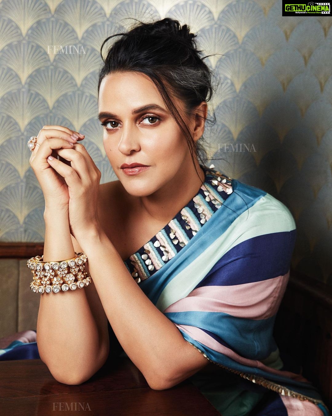Neha Dhupia Instagram - I 👁U ... #coverstory #feminabrides ... thank you @feminaindia 📸 @meeteshtaneja #stayhomestaysafe