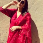 Neha Dhupia Instagram – ❤️🪔 … playing dress up all week … love this @raw_mango 📸 @angadbedi