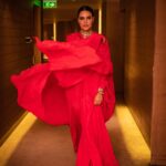 Neha Dhupia Instagram – 💃… #ootd … #eventdiaries in @houseofmasaba @rareheritage … muah @elishab_mua @hamidahairartis … styled by @gumanistylists assisted by @apeksha_narwane 📸 @thememoryalbum_ ❤️ #styledwithgumani