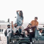 Neha Dhupia Instagram - #bts.. On the road with the #aslissquad ... #roadiesrevolution ... @mtvroadies @mtvindia 📸 @rjdeigg #gangneha Rishikesh