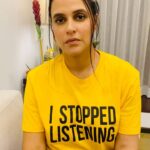 Neha Dhupia Instagram - Pretty in pink, handsome in blue, healthy in yellow. If you believe in gender equality, join a great new initiative called #ImwithYellow. All you have to do is PLEDGE. Go to http://bit.ly/38ZXqT7 It’s a cause, we all must support. @PregaNews we applaud you! If you believe boys and girls are equal, pledge and tag your friends in this post. I pledge, #ImwithYellow 💛 #ImwithYellow #genderequality #GenderNeutrality #PregaNews #WomensDay. Pledge on the Prega News website and unlock an exclusive surprise. www.preganews.com/imwithyellow