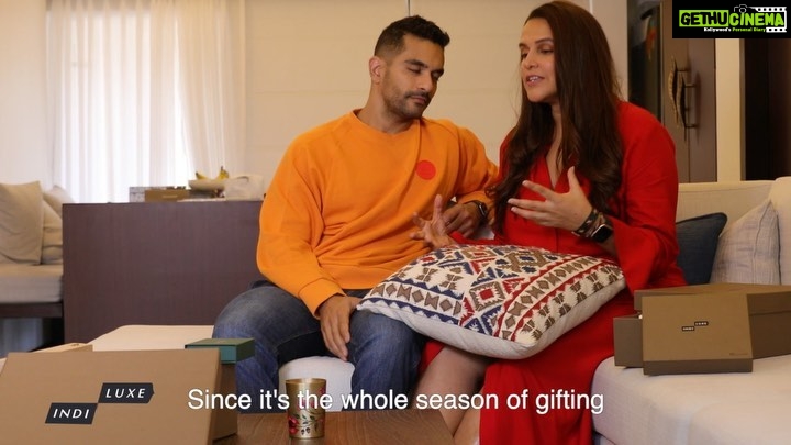 Neha Dhupia Instagram - Gift someone, and they’ll cherish it for a while; gift someone a story and they’ll cherish it their whole life! With the season of gifting upon us, Angad and I started looking for gifts with unique stories. I’m so pleased to share our exquisite set of gifts – each with a unique story, for our equally unique family! If you’re looking to #GiftStories, @indi_luxe has exciting offers till the 13th Oct on Fashion, Home & Beauty products. If you do buy, let us and @indi_luxe know by tagging us! :) #Indiluxe #TataCLiQLuxury #GiftingSeason #SeasonOfGifts #IndianLuxury #Handcraft #Handmade #Slowmade # Meaningfulgifts