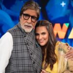 Neha Dhupia Instagram - Thank you @ndtv and DR. Roy for giving me this wonderful opportunity to share stage with @amitabhbachchan ... ( #fangirl for life ) and also giving me a platform to talk about @freedomtofeed and the importance of breast feeding in a clean and healthy enviornment . A big shout out to each and everyone helping and contributing towards #banegaswachhindia #banegaswasthindia 📸 @nitisharoraofficial , @think_ink_communications @radhika_nihalani 🤞