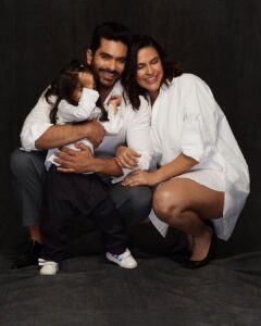 Neha Dhupia Instagram - Oh boy ! ♥️ … you have brought us so much joy …. ♥️♥️♥️ 📸 @prasadnaaik
