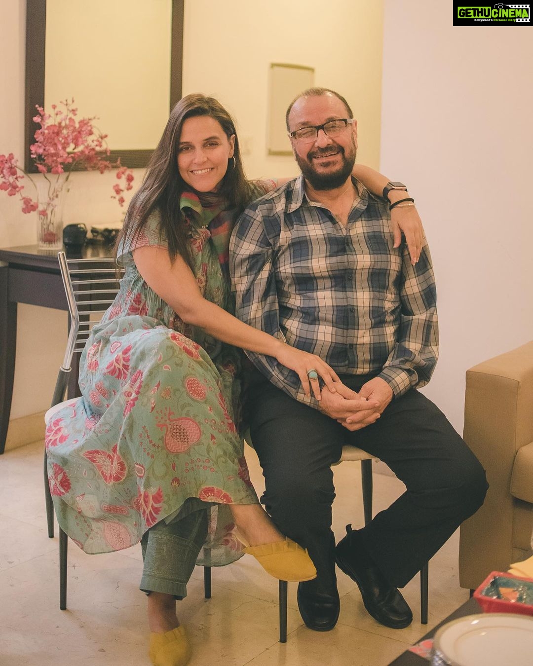 Neha Dhupia Instagram - My daddy... the man with a golden heart and the most beautiful mind.... love u so much pa ❤️ ... #happyfathersday ... 📸 @rjdeigg