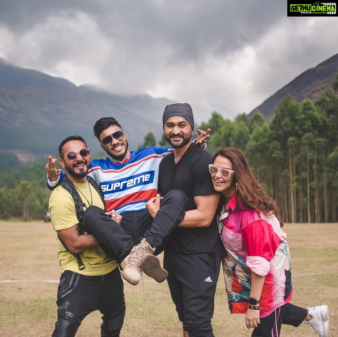 Neha Dhupia Instagram - ... hope you guys are all set to witness this crazy journey that begins tonight at 7 pm only on @mtvroadies #roadiesrealheroes 👊 🏔 💣 🚙