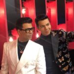 Neha Dhupia Instagram - Two much to love ❤️... what a proud moment @karanjohar ... love u loads! @mtssingapore