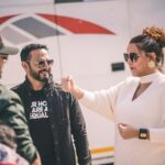 Neha Dhupia Instagram - Waiting for my fist 🤛 bump!!! @nikhilchinapa @rannvijaysingha are clearly being all cool 😎 about it! 😆... what did you guys think of the Chandigarh auditions! @mtvindia @mtvroadies #roadiesrealheroes 📸 @rjdeigg