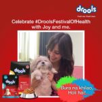 Neha Sharma Instagram - With #DroolsFestivalOfHealth, Joy and I will be celebrating our version of pet-friendly Holi. Just like the medley of colours brings us happiness, this year, I choose to bring the same to Joy's life with a medley of her favourite @droolsindia treats. Ditch your festive sweets and feed your pet's flavourful and healthy treats from @droolsindia instead. Happy Holi everybody! . . . #DroolsIndia #FeedRealFeedClean #NehaLovesDrools #Joy #ItsAFurryDay #PawfectCompanion #DroolsAndJoy #HappyHoli #HoliSpecial #ProudPetMom #PetFriendlyHoli #PowerBites #HealthyTreatsForPets #RealNutrition #RealChicken #WetGravy #PawfectMeal #TastyMeal #Droolicious #PetFood #PetNutrition #PetHealth #stayhomestaysafe #ad