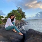 Neha Sharma Instagram - ☀️☁️🌈🌊#throwback #hawaii Maui Hawaii