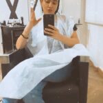 Neha Sharma Instagram – Hello July!! Lets cut that hair 😉 #somethingnew #bangs