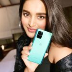 Nidhhi Agerwal Instagram - I have to give it to this phone; it has everything one could ask for! Wait for nothing and get yours at the nearest OnePlus Stores, Reliance Digital & My Jio Stores. It will also be available at Croma stores. Follow and tag #OnePlus8T5G #UltraStopsAtNothing, @reliance_digital, @oneplus_india