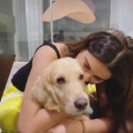 Nidhhi Agerwal Instagram - Happy is happiness ❤️🧡💛💚💙💜🖤🤎🤍 #petsofinstagram #dogsofinstagram