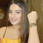 Nidhhi Agerwal Instagram - I love the 80’s culture and I’ve gone back to my childhood days with the all new T-80 x Pac-Man TM This masterpiece, launched by timex to celebrate Pac-Mans 40th anniversary! With all the features you would expect from a T-80 and the best one being, the pac man melody in the watch! I’m so excited! Get yourself this timepiece in either silver, gold or black! Just log on to shop.timexindia.com today #TimexIndia #Timex #PacMan #PacMan40th #DigitalWatch #80s #specialedition