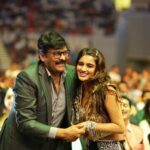 Nidhhi Agerwal Instagram - 🌟🌟Mega🌟🌟 , a very special tribute! An inspiration and a hope to all of us in the industry, your warmth and modesty is second to none which makes you a great leader or should I Say GANGLEADER #pantaloonssiima #megastarchiranjeevi