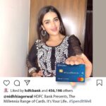 Nidhhi Agerwal Instagram - A spend a day keeps the expense away. Guess how? With #HDFCBankMillennia, get upto 2.5% cashback on every online spend. It’s raining cashbacks with the perfect card for Millennials. DM @hdfcbank & get yours today, cause it’s your life…#SpendItWell Powered by @mastercardindia