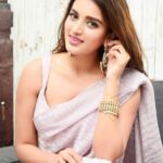 Nidhhi Agerwal Instagram - 🌸🌸🌸 #ismartshankar Outfit: @bythethread_official Jewellery: @amrapalijewels Styled by @officialanahita