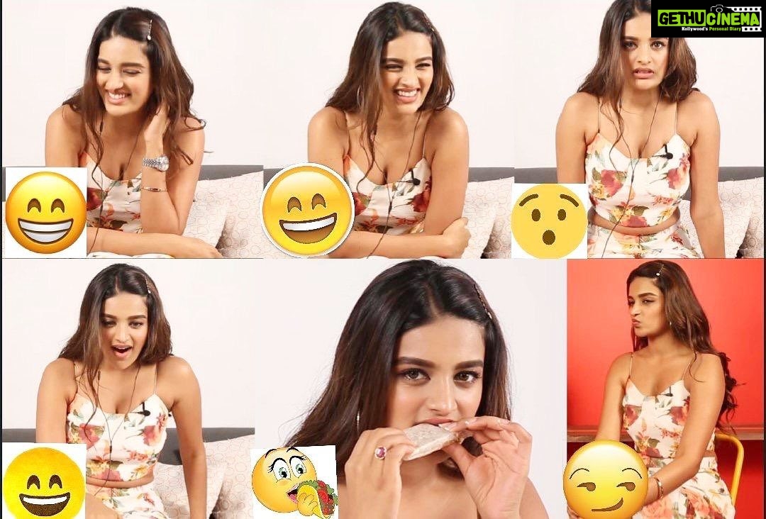 Nidhhi Agerwal Instagram - Ooooppssss.. which one do you like best 🤪