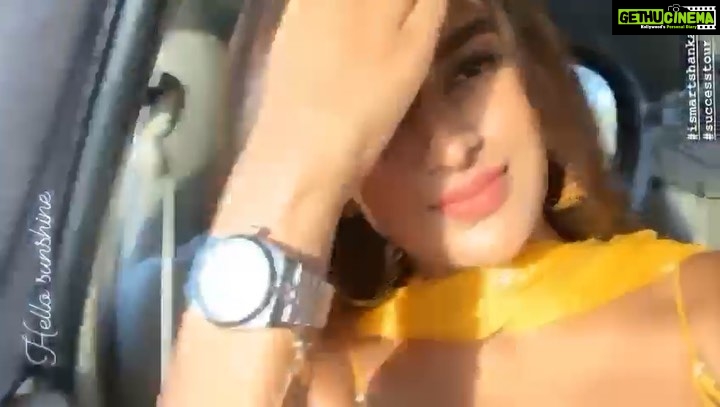 Nidhhi Agerwal Instagram - 🤩🤩🤩 #ismartblockbuster #successtour